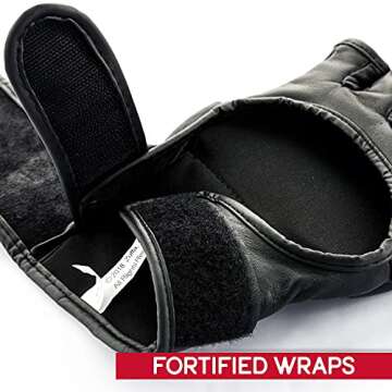UFC Official PRO Fight Gloves - Premium MMA Gear in Black