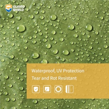 GUARD SHIELD Multi-Purpose 8x8 Waterproof Tarp Cover