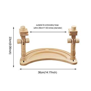 EKDJKK Adjustable Embroidery Stand for Crafting Warmth
