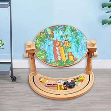 EKDJKK Adjustable Embroidery Stand for Crafting Warmth