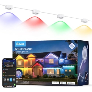 Govee Pro Outdoor Lights - 150ft RGBIC LED System