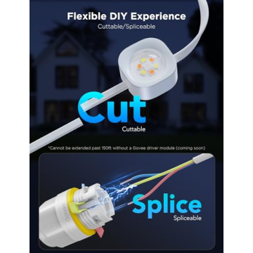 Govee Pro Outdoor Lights - 150ft RGBIC LED System