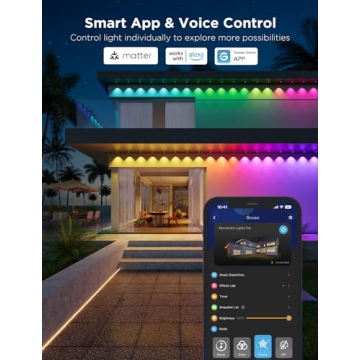 Govee Pro Outdoor Lights - 150ft RGBIC LED System