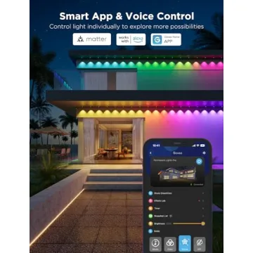 Govee Pro Outdoor Lights - 150ft RGBIC LED System