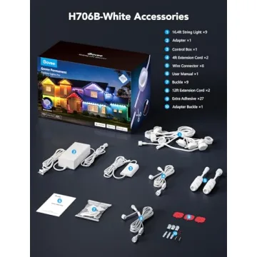 Govee Pro Outdoor Lights - 150ft RGBIC LED System