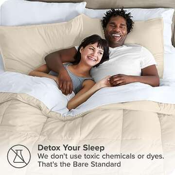 Bare Home 7 Piece Comforter & Sheet Set for Queen Bed