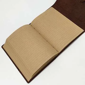 Genuine Leather Journal - Handmade Writing Notebook for Everyone