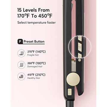 Wavytalk Hair Straightener for Silky Hair and Frizz-Free Styling