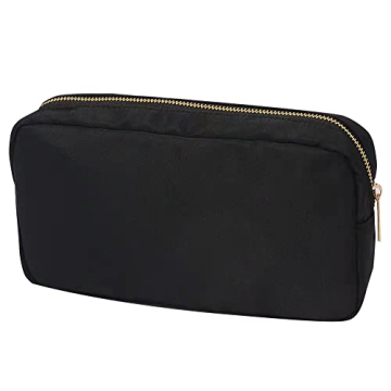 Kaymey Large Cosmetic Bag Stylish Makeup Pouch Nylon