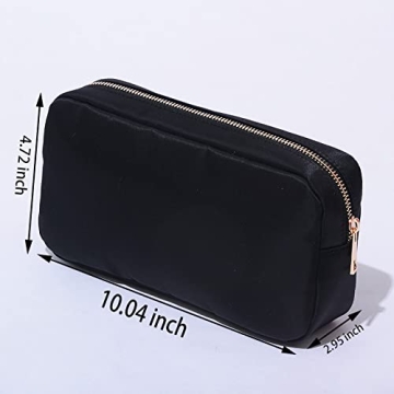 Kaymey Large Cosmetic Bag Stylish Makeup Pouch Nylon