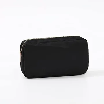 Kaymey Large Cosmetic Bag Stylish Makeup Pouch Nylon