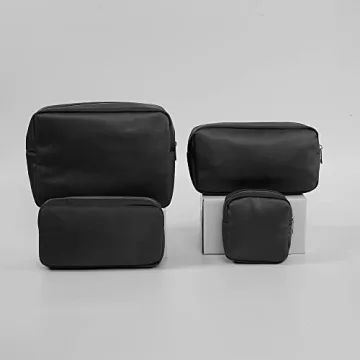 Kaymey Large Cosmetic Bag Stylish Makeup Pouch Nylon