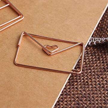 Envelope Shape Paper Clips - Elegant and Fun Stationery