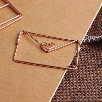 Envelope Shape Paper Clips - Elegant and Fun Stationery