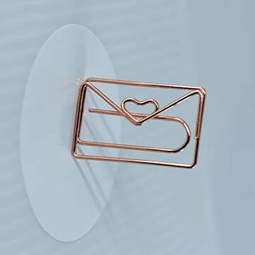 Cute Envelope Shape Paper Clips for Fun Organization