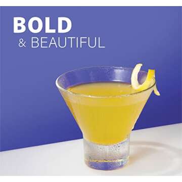 Godinger Italian Cocktail Glasses Set of 4 - 8oz