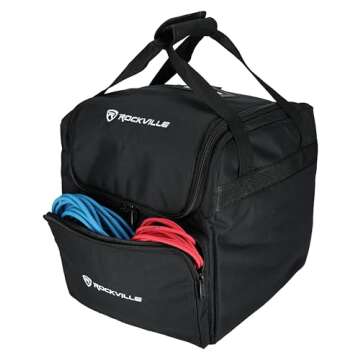 Rockville Padded Travel Bag for (2) Chauvet or American DJ Effect Lights (RLB40)