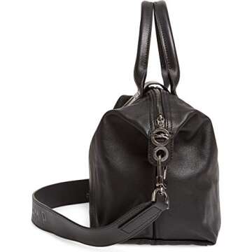 Longchamp Ladies Le Pliage Cuir Top Handle Bag