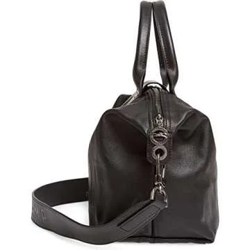 Longchamp Ladies Le Pliage Cuir Top Handle Bag