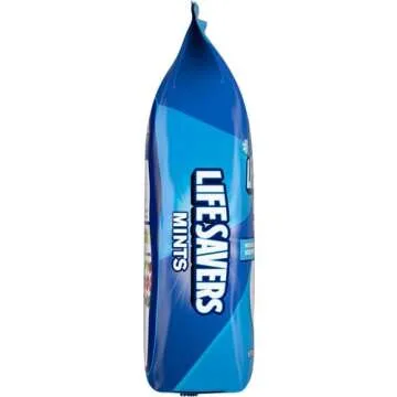 LIFE SAVERS Pep-O-Mint Breath Mint Bulk Hard Candy, Party Size, 44.93 oz Bag