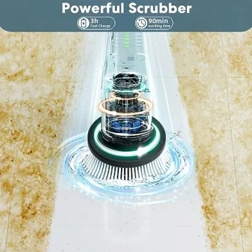 Exfeeko Electric Spin Scrubber: Cordless Cleaning Power