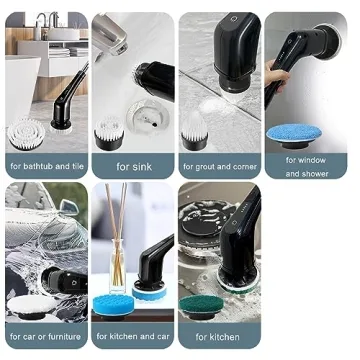 Exfeeko Electric Spin Scrubber: Cordless Cleaning Power