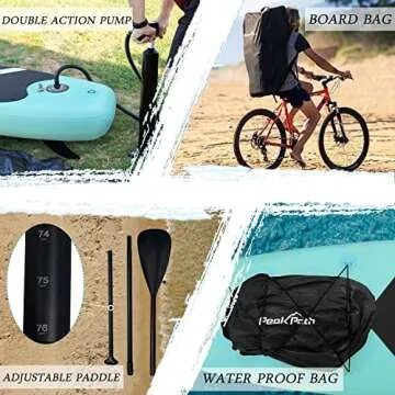 Peakpath Inflatable Stand Up Paddle Board for All Ages