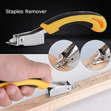 Heavy Duty 3-in-1 Staple Gun with 1000 Staples