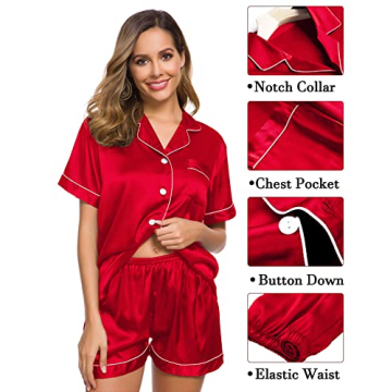 Luxury Silk Satin 3pcs Pajama Set for Women