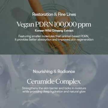 VT COSMETICS PDRN 100 Essence, Intensive Glow Serum, Vegan PDRN 100,000ppm, Skin Restoration & Recovery, Hydrating, Moisturizing, Firming, Fine Lines, Korean Skincare 1.01 fl. Oz.