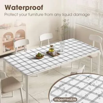 ALIUNI Drawer and Shelf Liner, Non-Slip Kitchen Cabinet Liners Non-Adhesive Thick Strong Grip Waterproof Washable Mats Protect Dresser Shelves Cupboard Bathroom Cabinets, White Stripes, 12 in X 10 FT