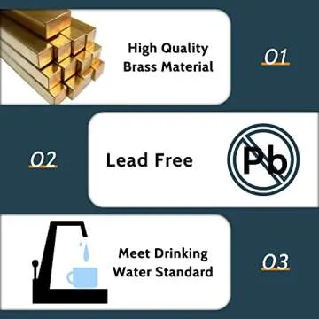 VINTEX Angle Stop Valve 10 Pack for Safe Plumbing