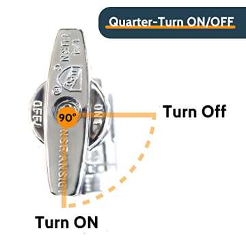 VINTEX Angle Stop Valve 10 Pack for Safe Plumbing