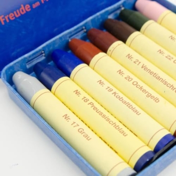 Stockmar Wax Stick Crayons - 8 Vibrant Earth Tone Colors