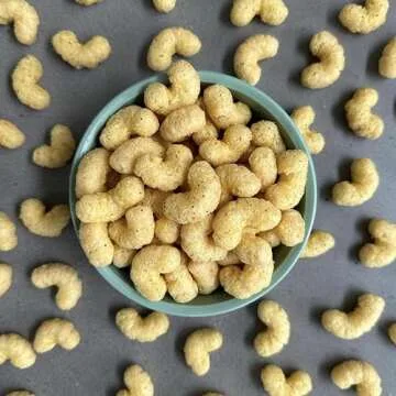 Vegan Salt & Pepper CauliPuffs - Corn, Rice, and Cauliflower Gluten Free Puffed Snack (box of 15-0.75oz bags)