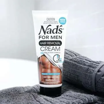 Nad's For Men Painless Hair Removal Cream for Coarse Hair