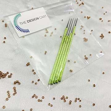 The Design Cart Aari Embroidery Needles for Beading