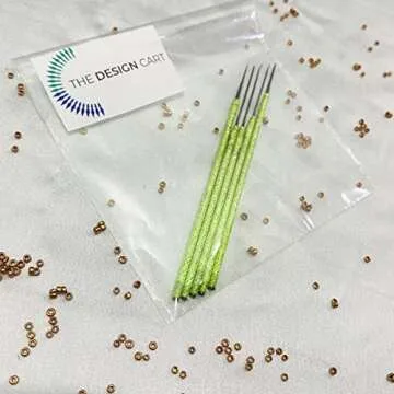 The Design Cart Aari Embroidery Needles for Beading
