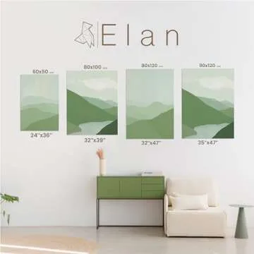 Elan Stretched 32x47 Canvases for Vibrant Art