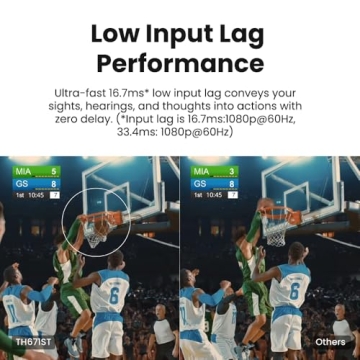 BenQ TH671ST 1080p Short Throw Gaming Projector 3000 Lumens