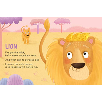 Wild Animals: A Touch and Feel Book - Children's Board Book - Educational