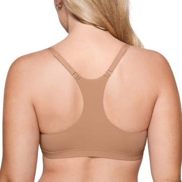 INLYRIC Women's Inbarely Soft Racerback Bralette - Wireless Full Coverage No Padding Unlined Bralett...