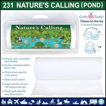 Eco-Friendly | Soft Toilet Paper Rolls | Travel-Size Protective Dispensers | Coreless & Biodegradabl...