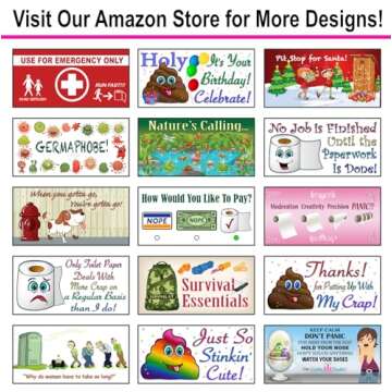 Eco-Friendly | Soft Toilet Paper Rolls | Travel-Size Protective Dispensers | Coreless & Biodegradable | Camping, Hiking & Outdoors (3-Pack) (231 Nature’s Calling)