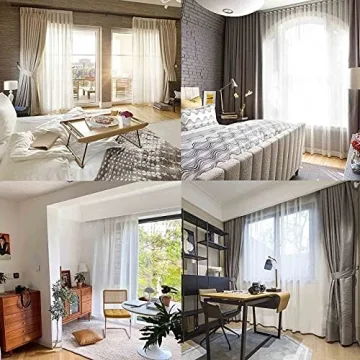 Stainless Steel Drapery Hooks 60PCS Easy Install Clips