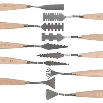 CONDA Palette Knife Set - 10 Stainless Steel Painting Tools