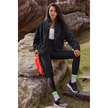 Nirovien Fuzzy Fleece Jacket for Women - Cozy and Stylish