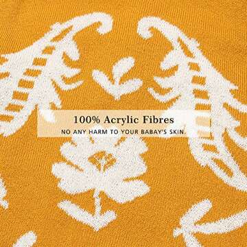 mimixiong Baby Girls Knit Romper Sleeveless Sling Backless Clothes Suitable for 0-24M Infant(Yellow-Flower,0-3M)