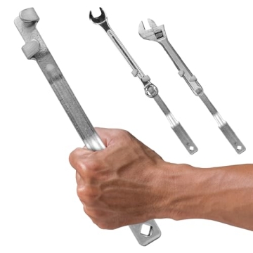 Silginnes Wrench Extender Tool Bar - Torque Adaptor Extension For Hard To Reach Areas - Ideal For Me...