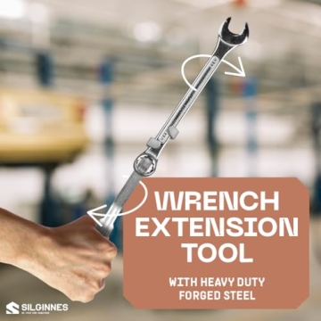 Silginnes Wrench Extender Tool for Mechanics and DIYers